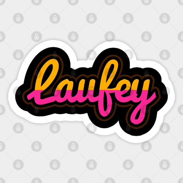 Laufey Double Color Sticker by BiteBliss